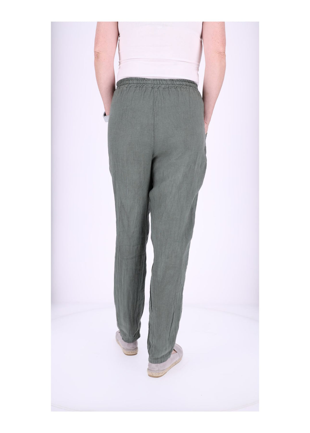 Leinenhose Damen Schlupfhose