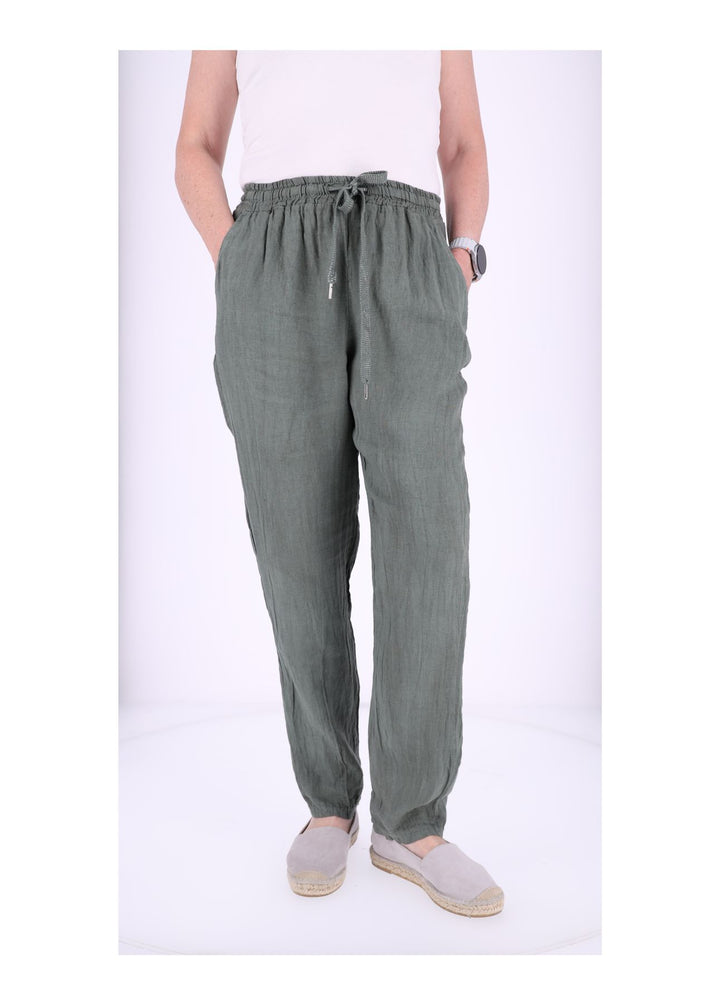 Leinenhose Damen Schlupfhose