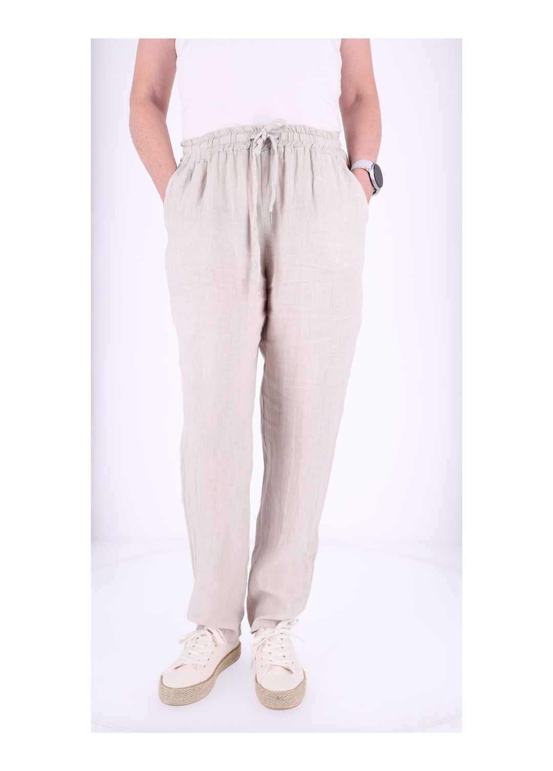 Leinenhose Damen Schlupfhose
