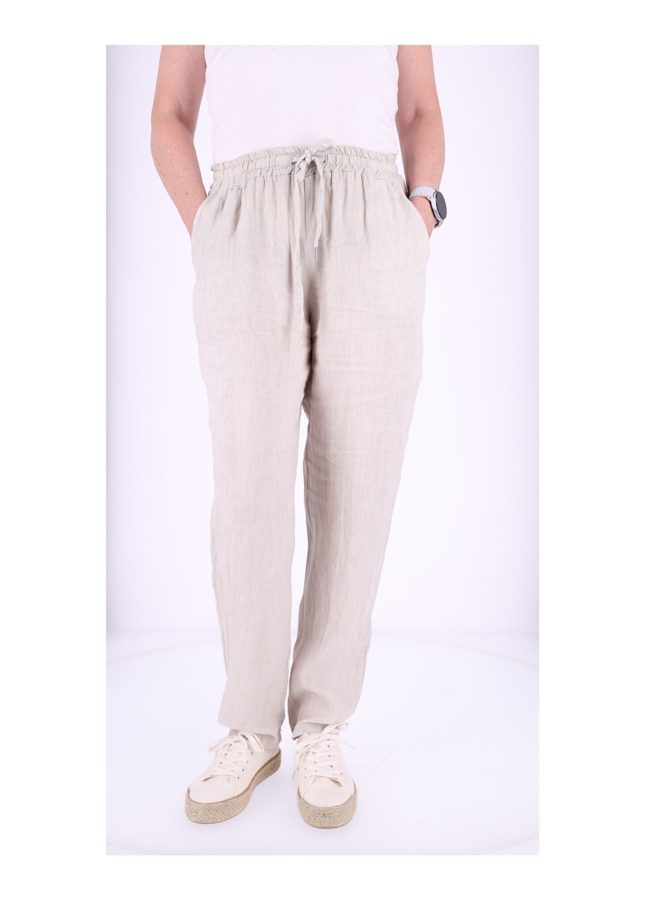 Leinenhose Damen Schlupfhose