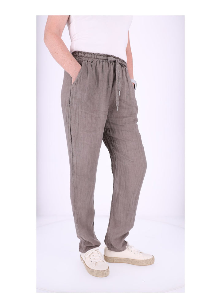 Leinenhose Damen Schlupfhose