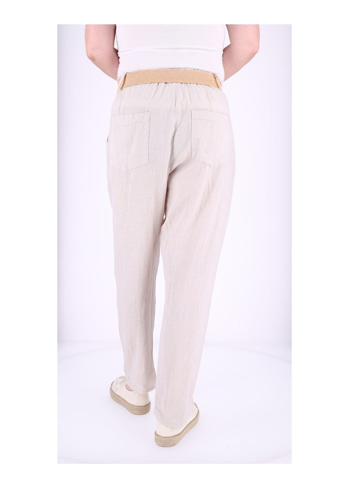 Leinenhose Damen mit Gürtel