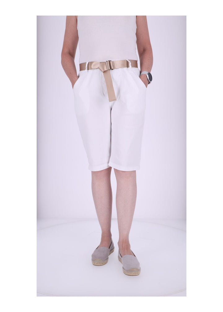 Bermuda Damen Gummizug Gürtel