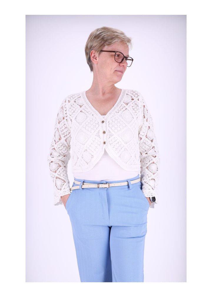 Bolerojacke Damen Häkeloptik