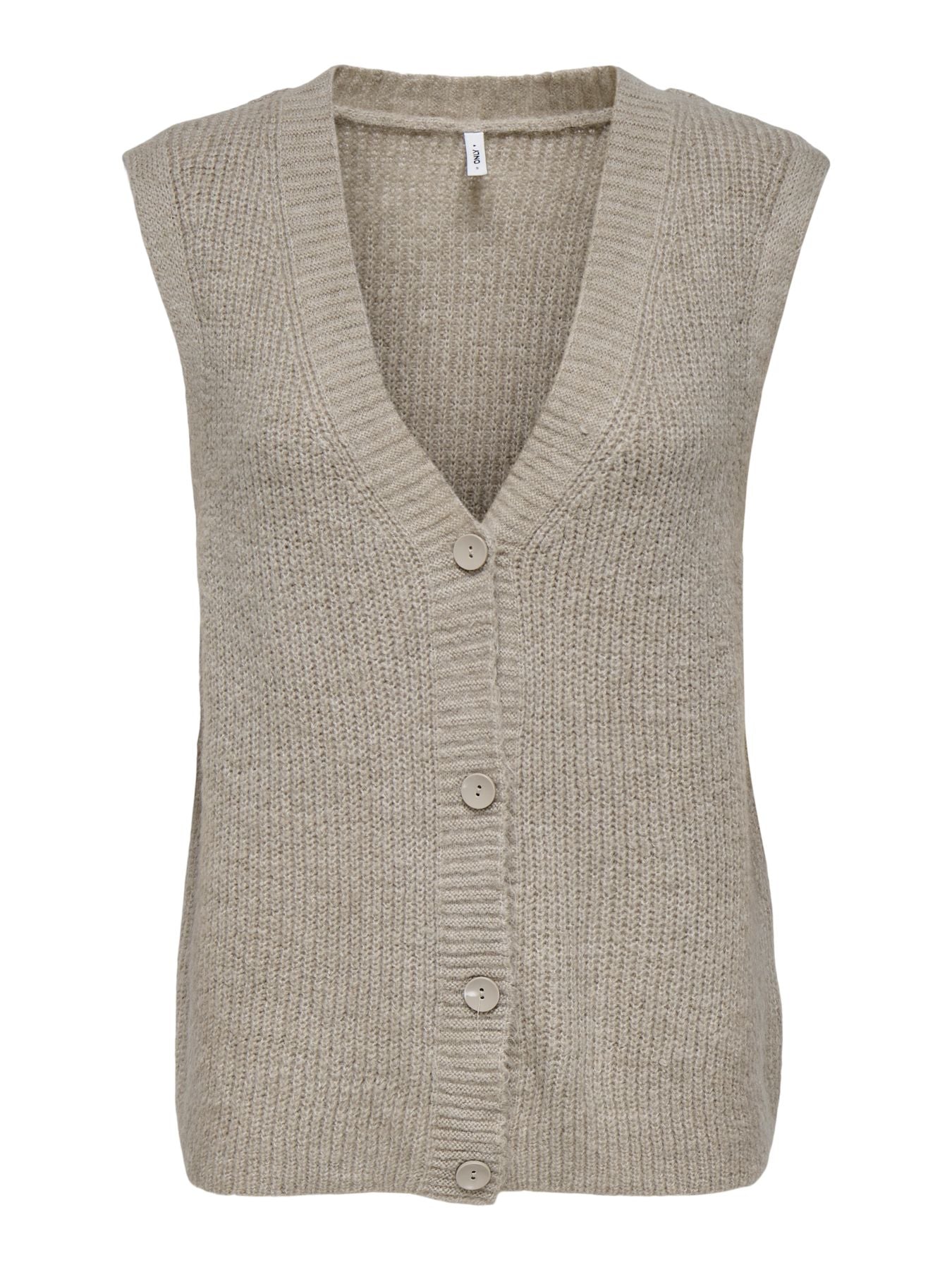 Damen ONLJANE SL V-NECK BUTTON VEST KNT