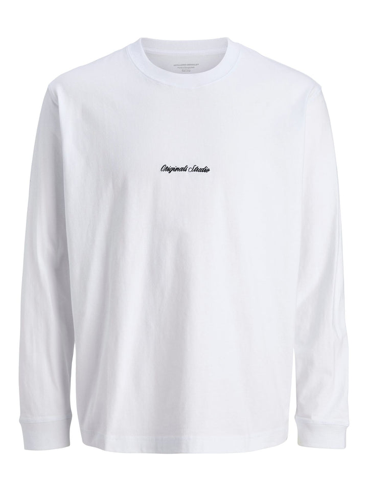 Herren JORNORREBRO EMB TEE LS CREW NECK
