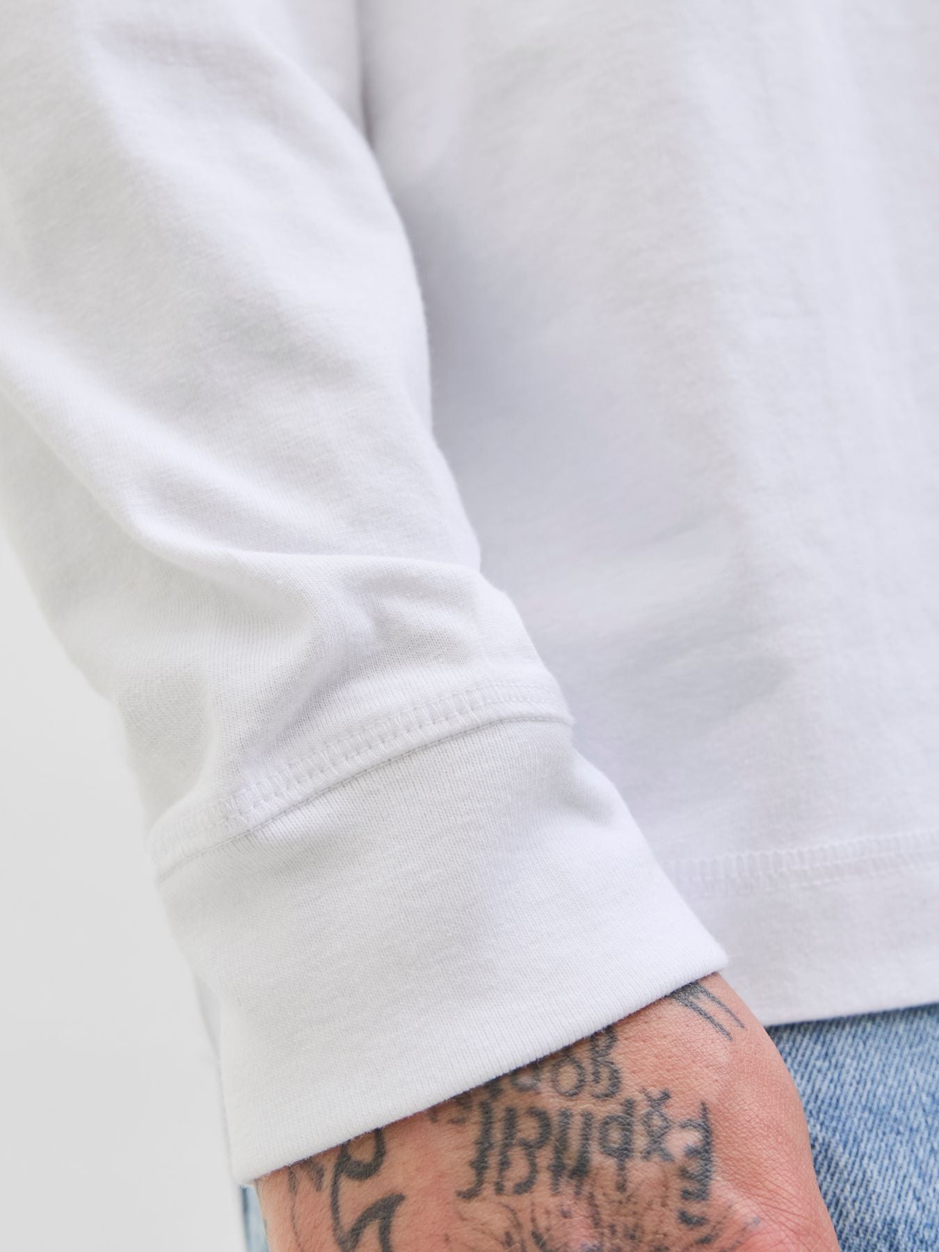 Herren JORNORREBRO EMB TEE LS CREW NECK