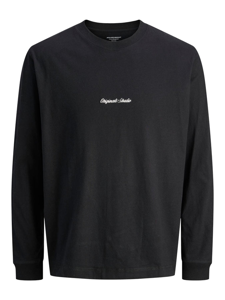 Herren JORNORREBRO EMB TEE LS CREW NECK