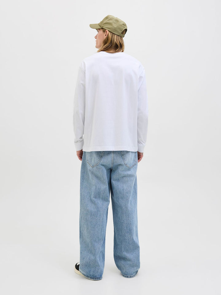 Herren JORNORREBRO EMB TEE LS CREW NECK