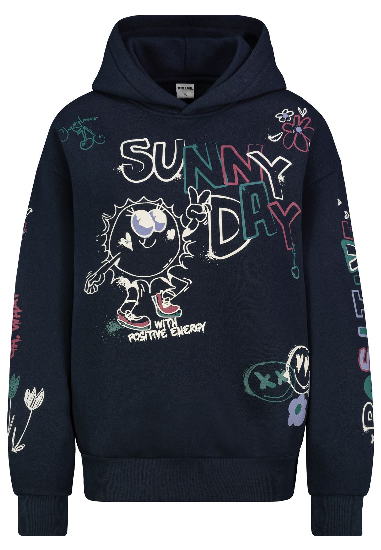 Damen DOB Sweat, langarm, Kapuze mit Abnä