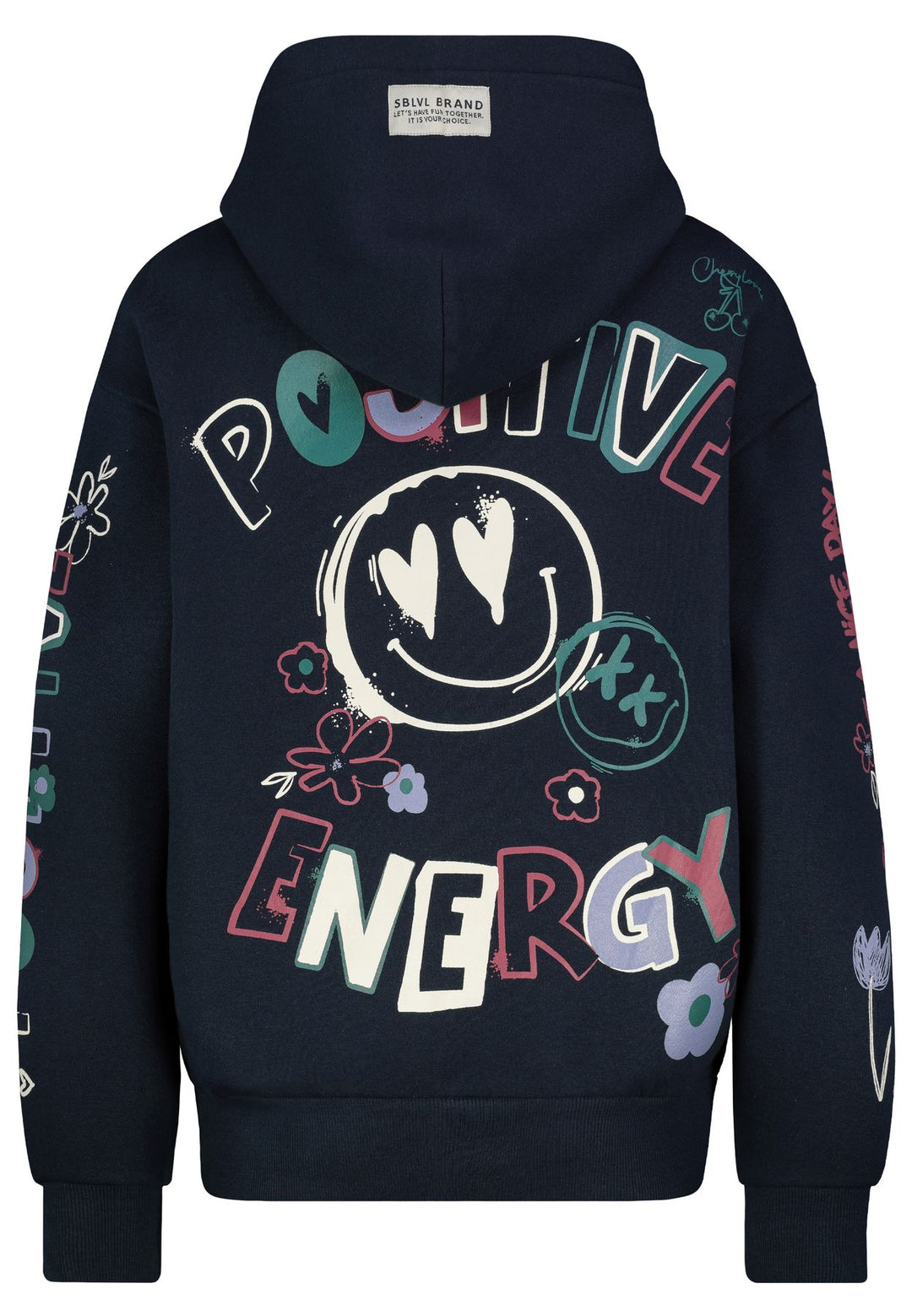 Damen DOB Sweat, langarm, Kapuze mit Abnä