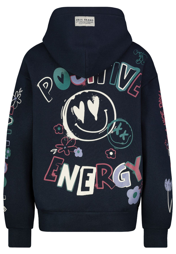 Damen DOB Sweat, langarm, Kapuze mit Abnä