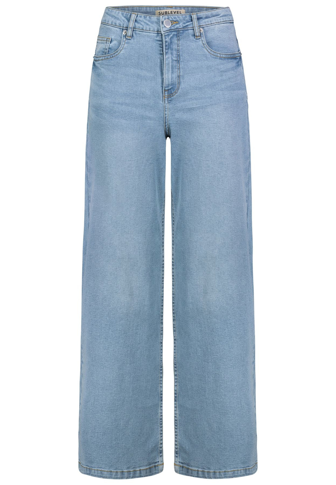 Damen DOB Denim, 5-pocket, weites Bein,