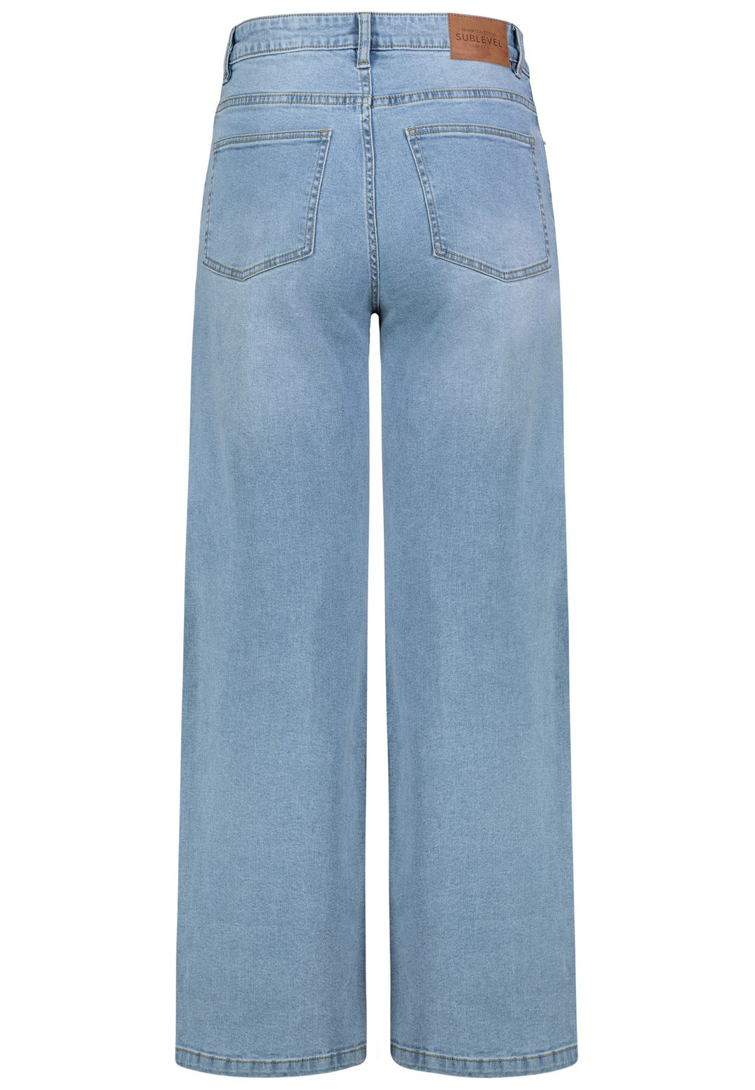 Damen DOB Denim, 5-pocket, weites Bein,