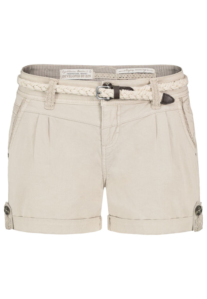 Damen DOB Shorts, Falten vorne, Passe,