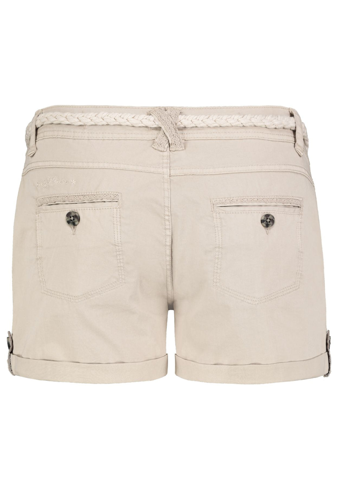 Damen DOB Shorts, Falten vorne, Passe,