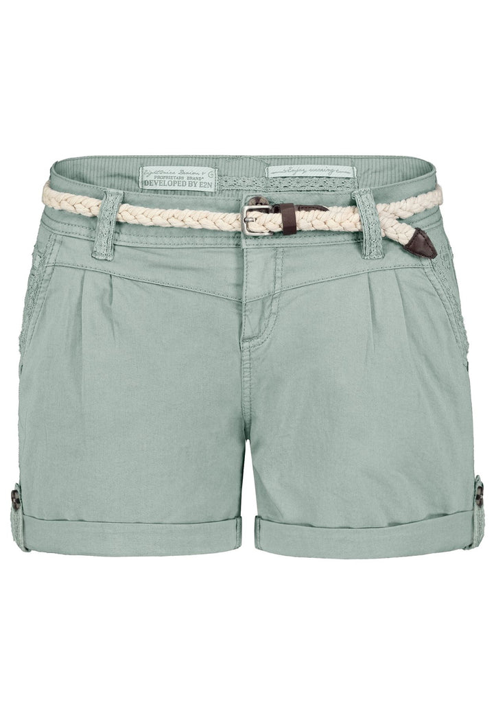 Damen DOB Shorts, Falten vorne, Passe,