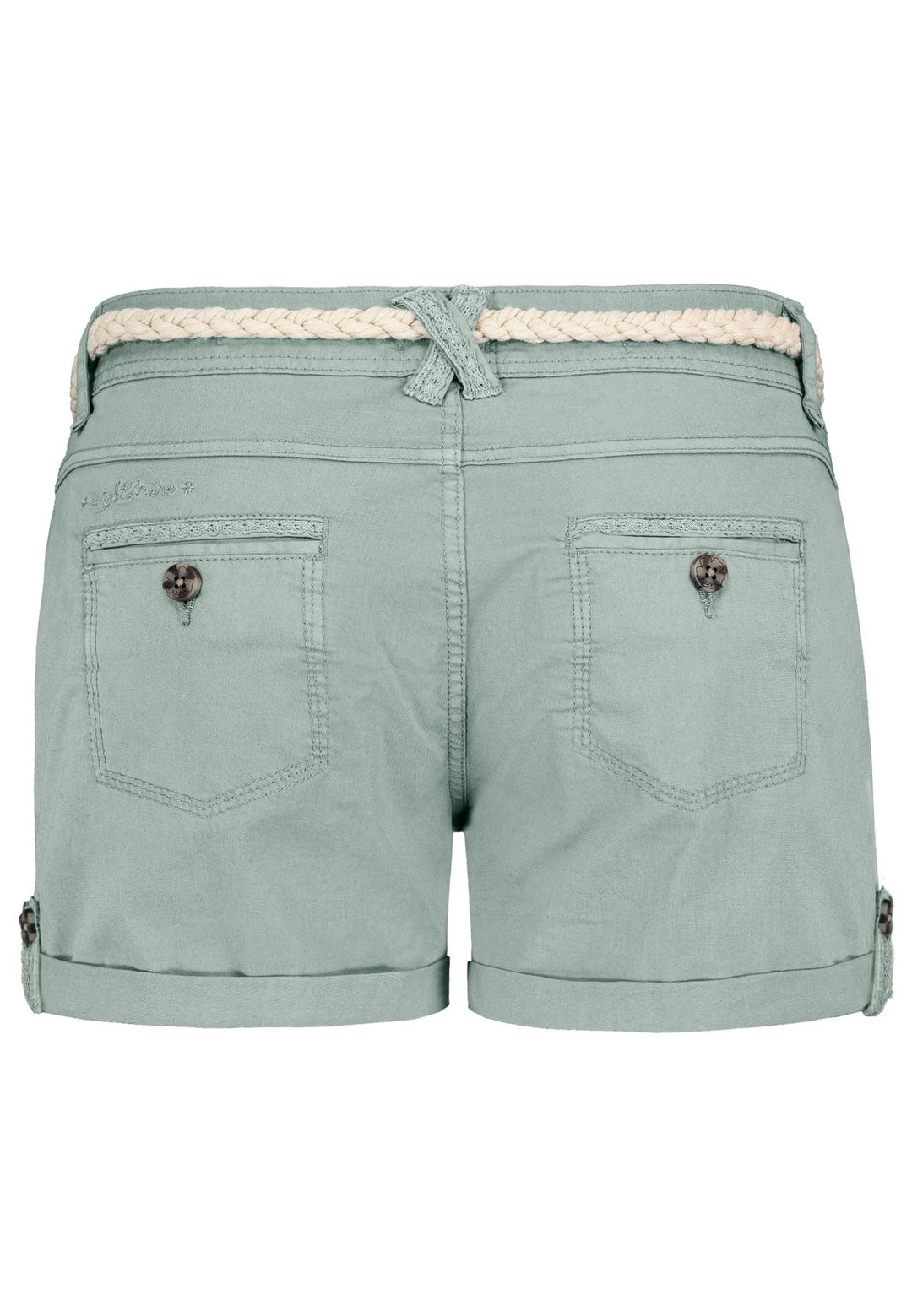 Damen DOB Shorts, Falten vorne, Passe,