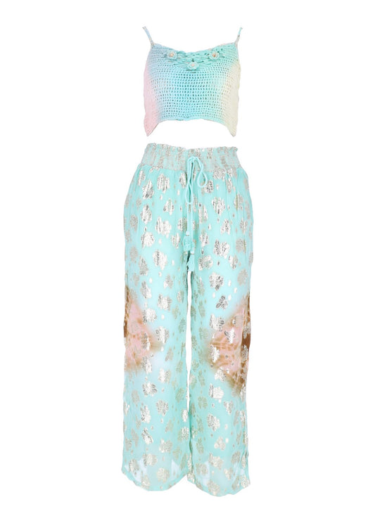 Zweiteiler Hose und Bustier
