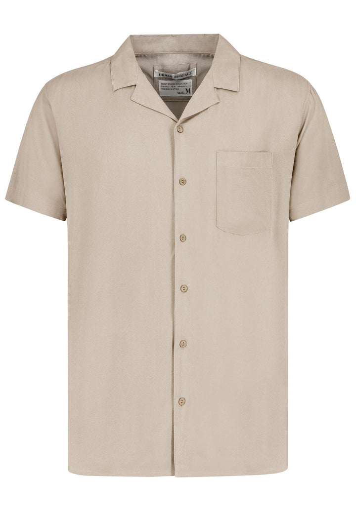 Herren Hemd, kurzarm,Reverskragen, Knopfle