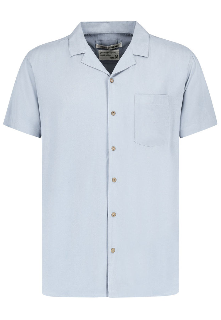 Herren Hemd, kurzarm,Reverskragen, Knopfle
