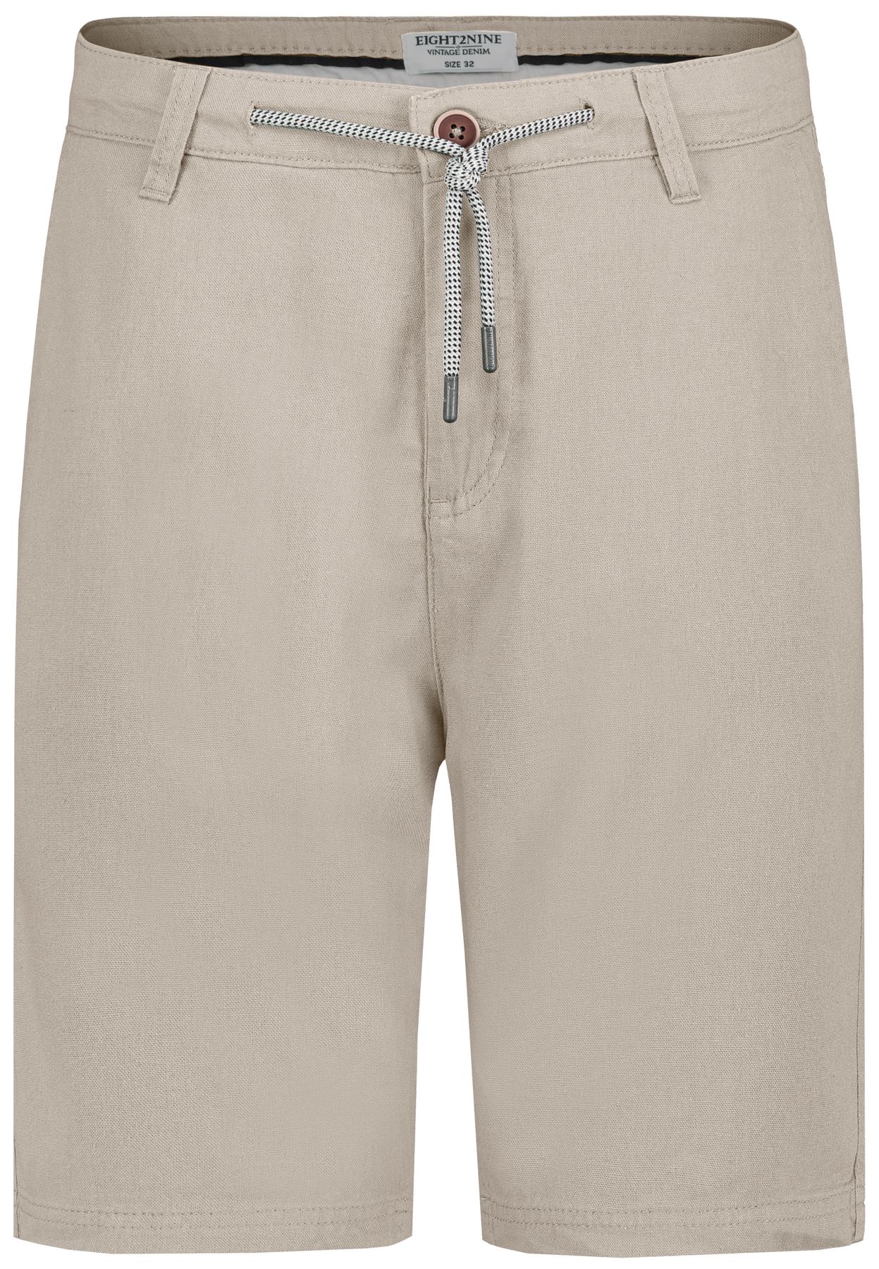 Herren HAKA Leinen Chinoshorts, Paspeltasc