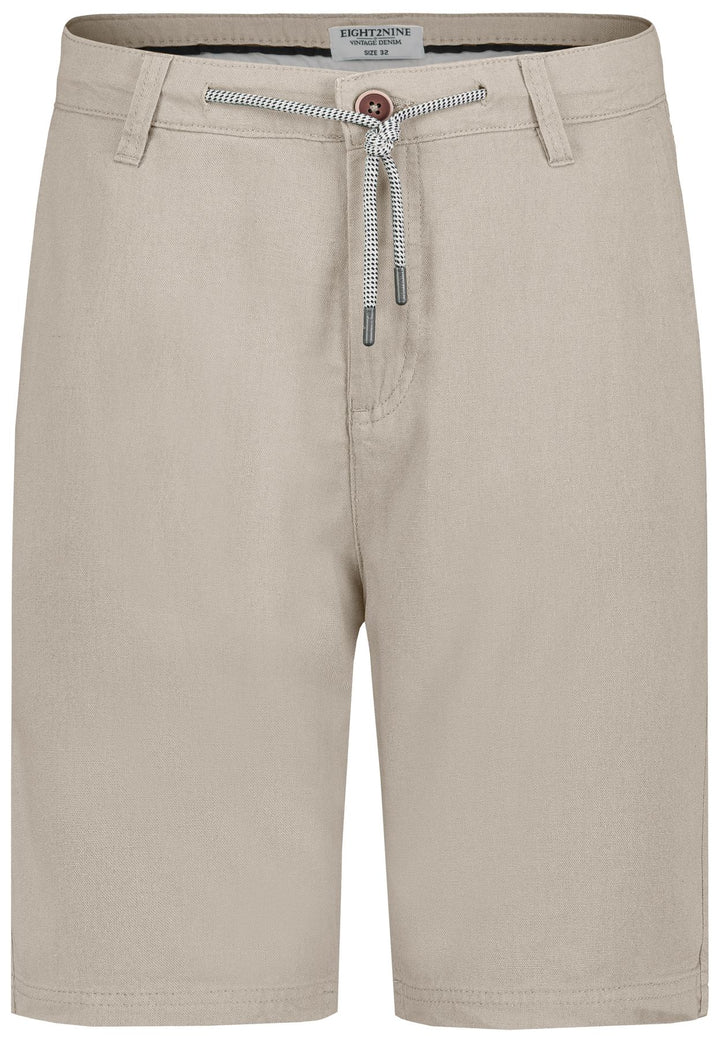 Herren HAKA Leinen Chinoshorts, Paspeltasc