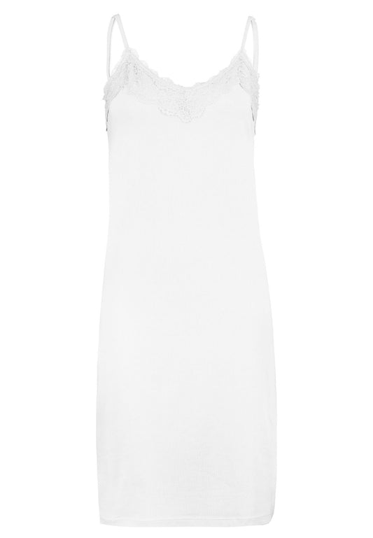 Damen DOB Kleid,Spitzenblende am