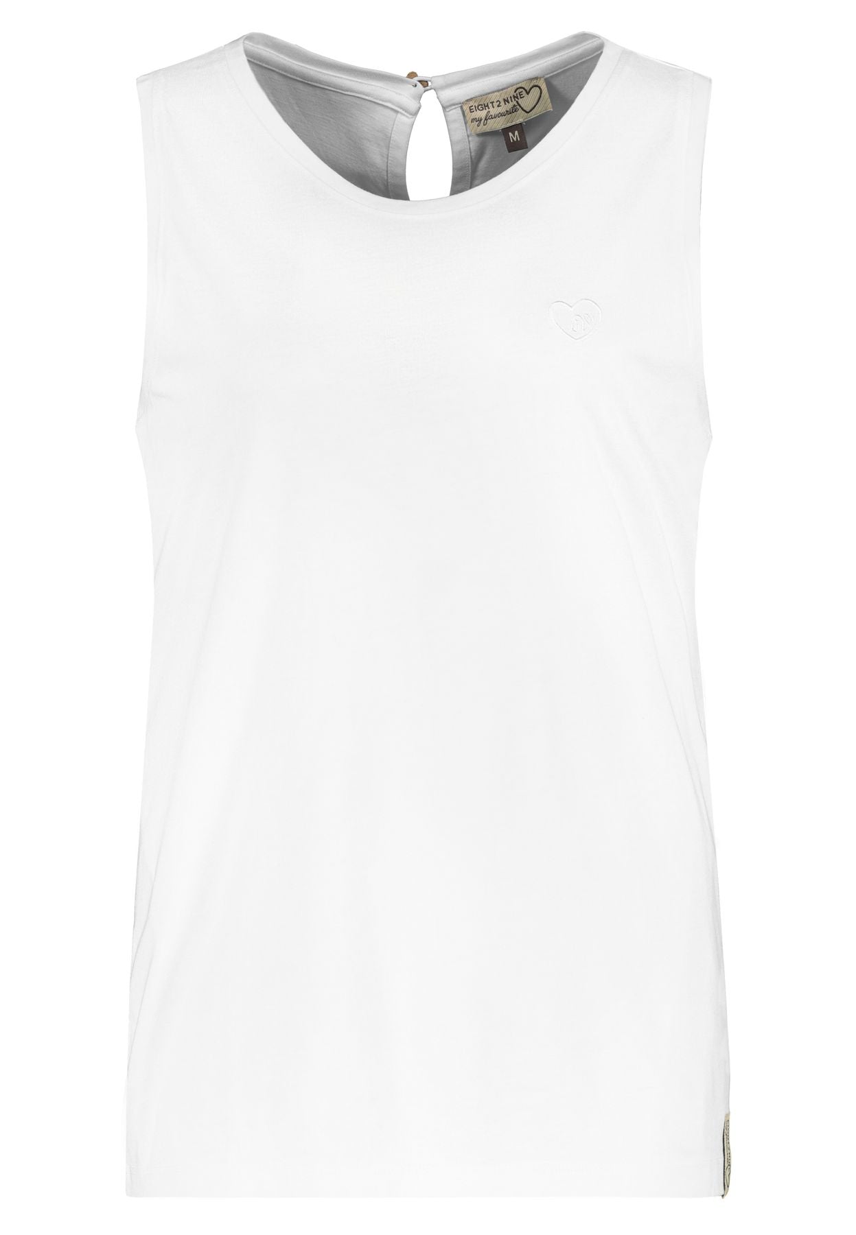Damen DOB Top, Rundhals und Armloch mit B