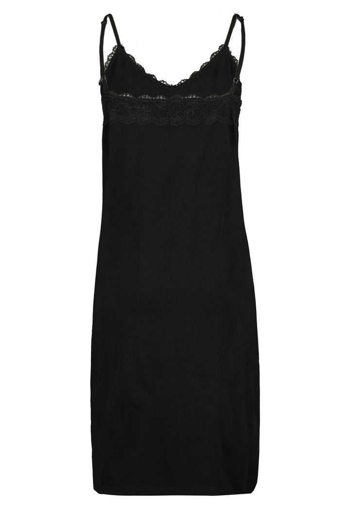 Damen DOB Kleid,Spitzenblende am