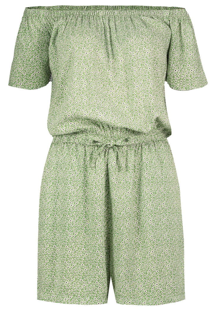 Damen DOB Jumpsuit, CarmenAusschnitt mit