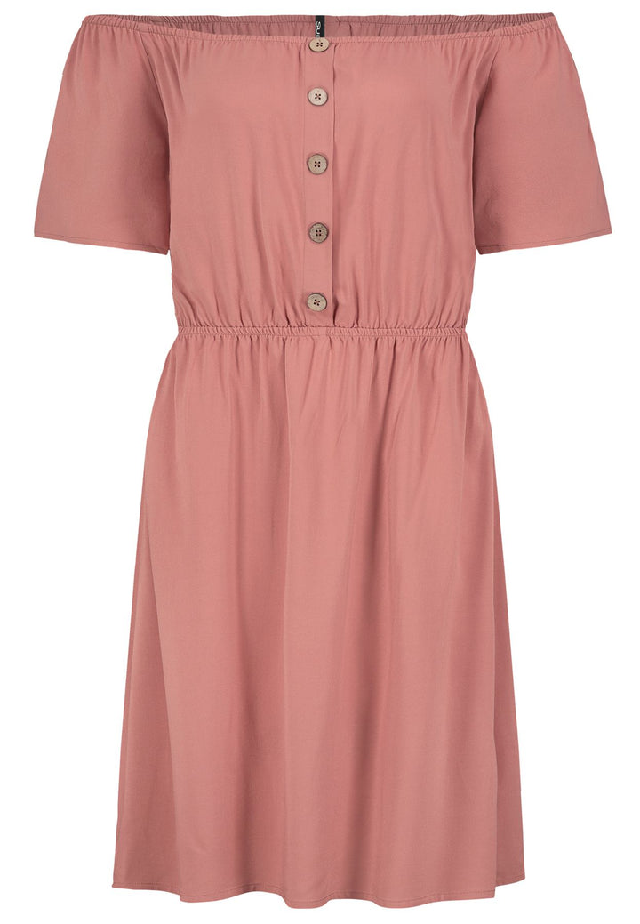 Damen DOB Carmenkleid, Kurzarm, Raglan,