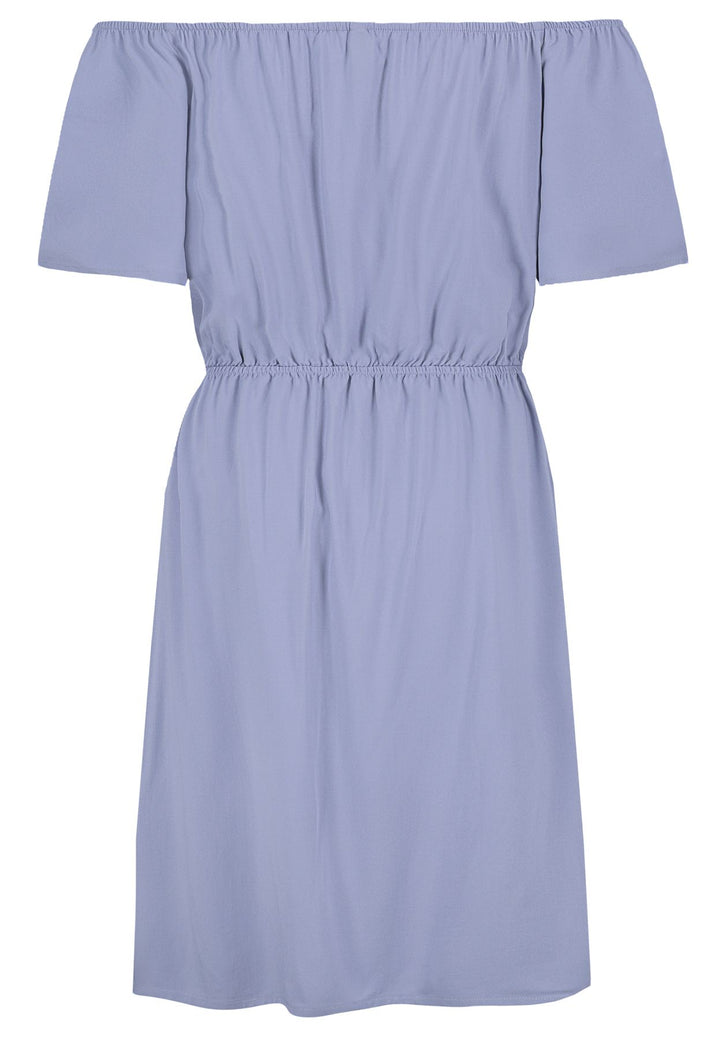 Damen DOB Carmenkleid, Kurzarm, Raglan,