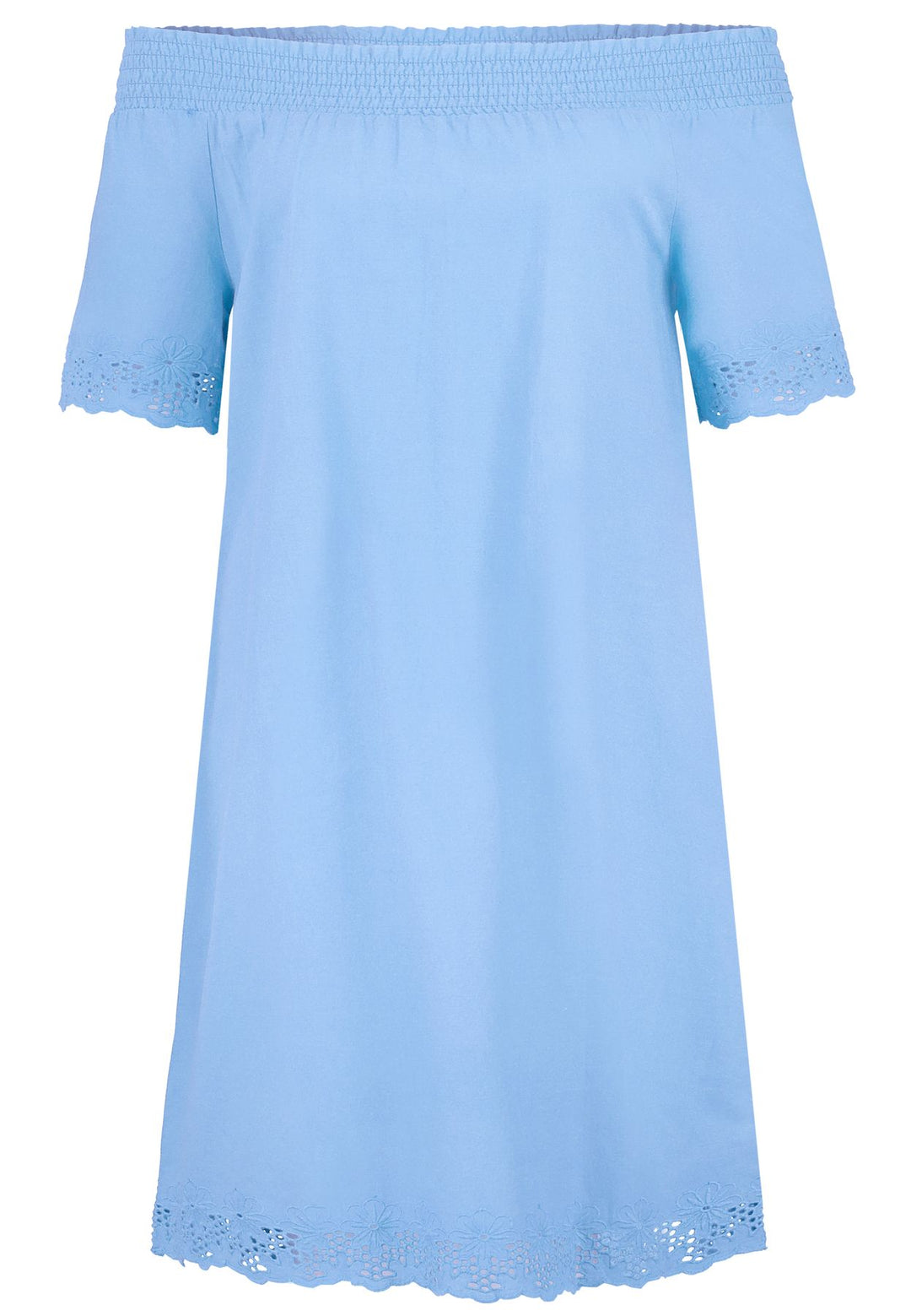 Authentic Style Kleid Carmenausschnitt
