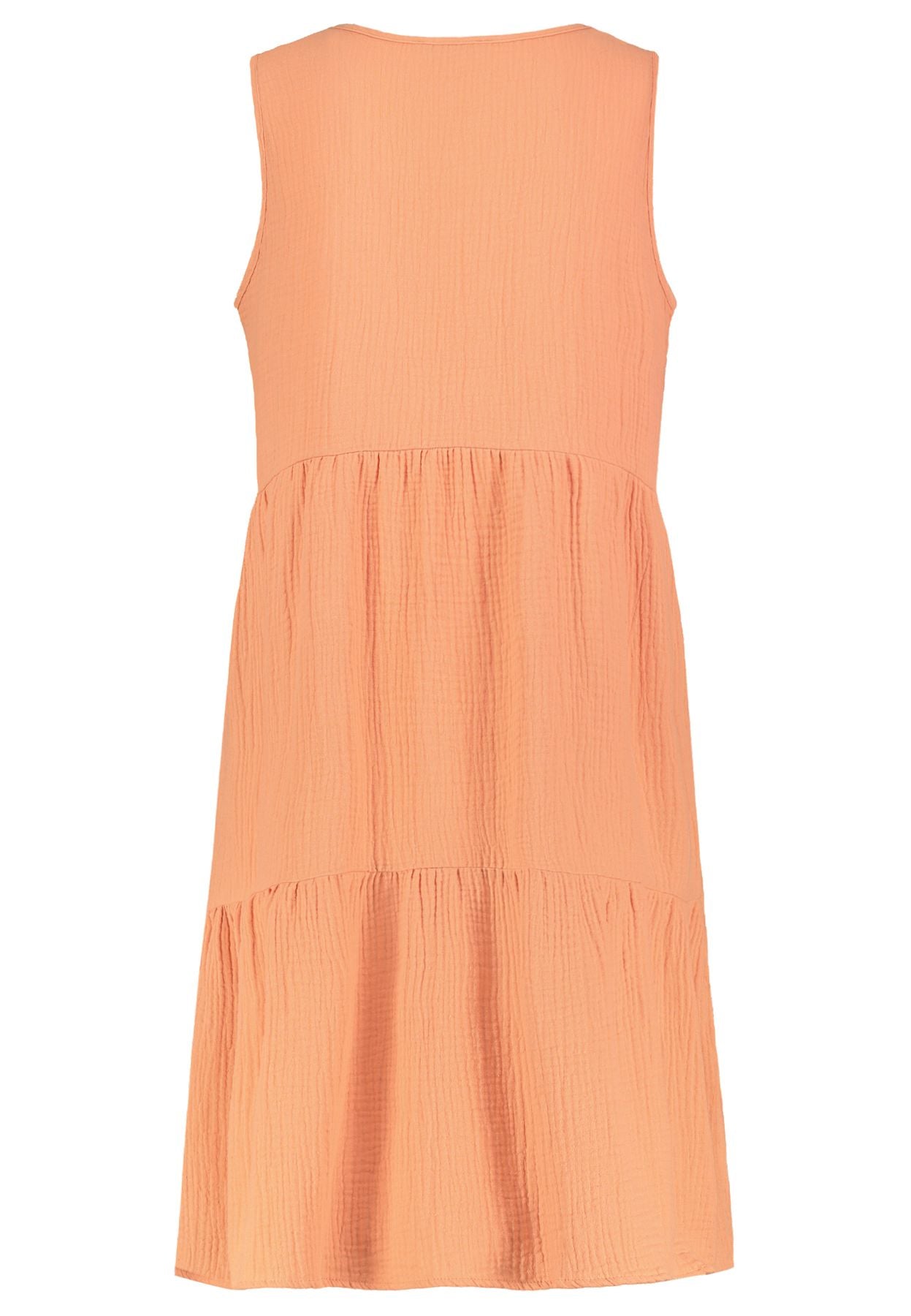 Damen DOB Midi-Stufenkleid, ärmellos