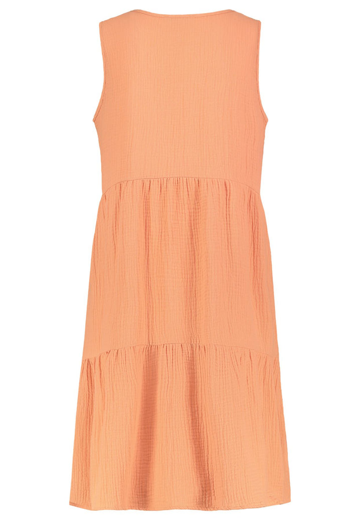 Damen DOB Midi-Stufenkleid, ärmellos