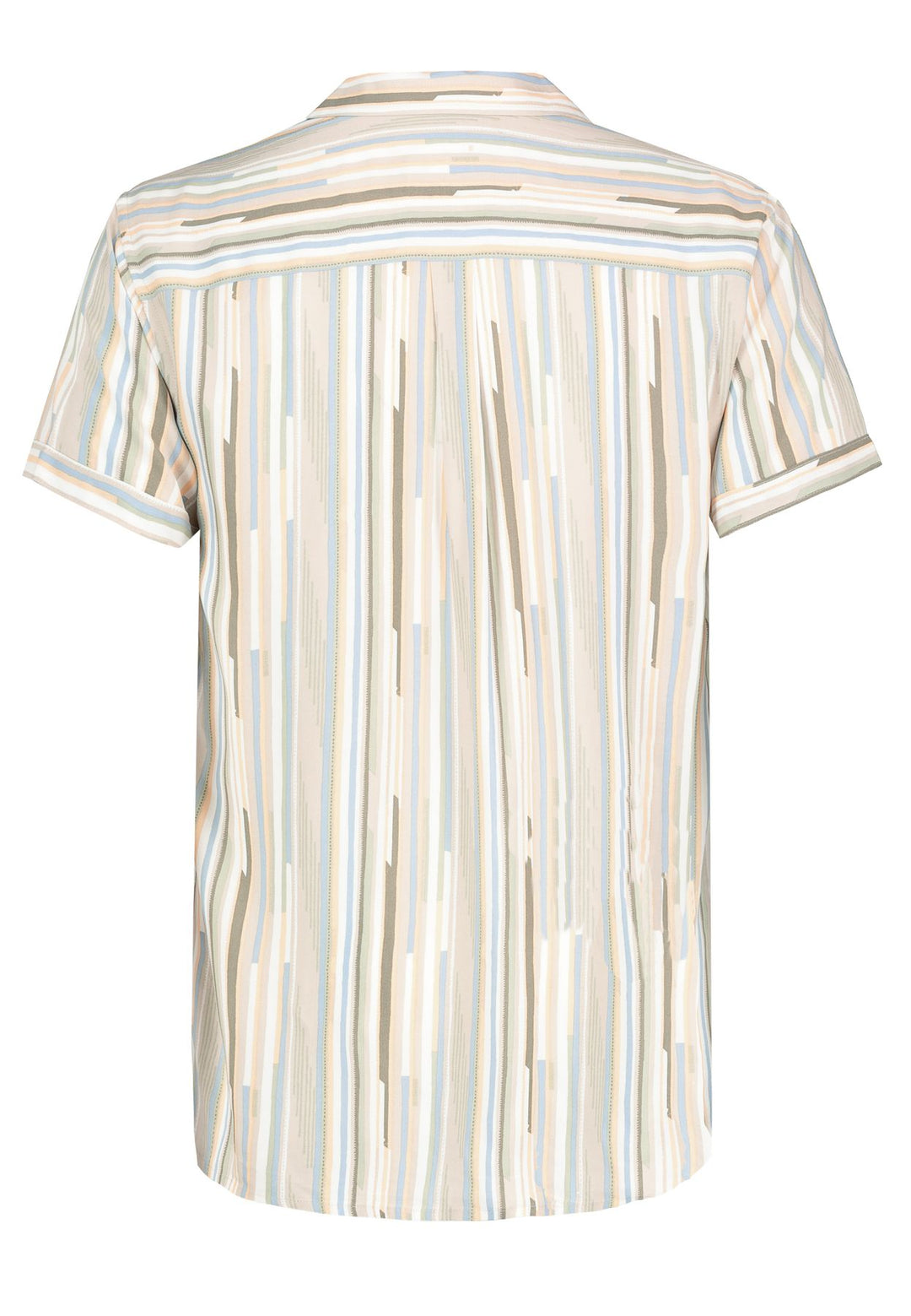 Herren Hemd, Allover, kurzarm mit Blende,