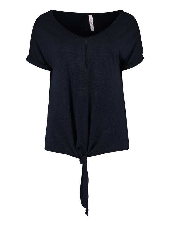 Hailys Damen T-Shirt V-Ausschnitt