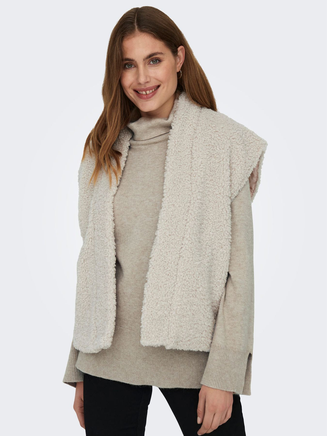 Damen ONLNAYA TEDDY WAISTCOAT CS OTW