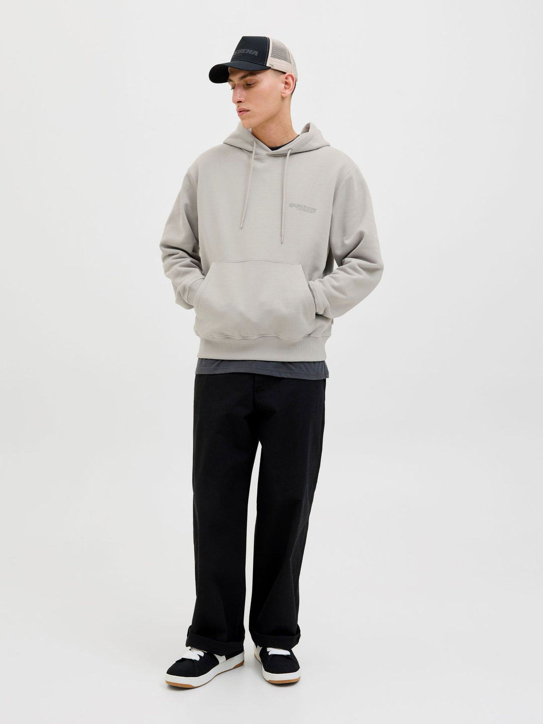 Herren JCOUNION PRINT SWEAT HOOD NOOS