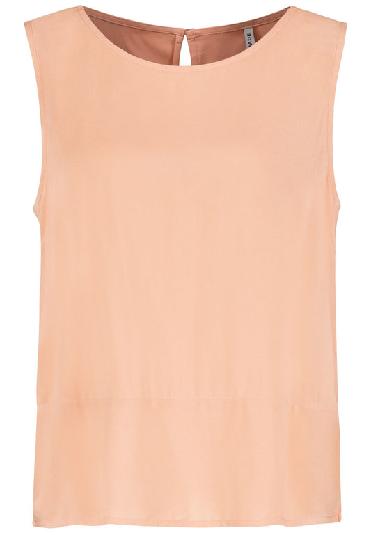 Damen DOB Bluse, ohne Ärmel, Rundhals mit
