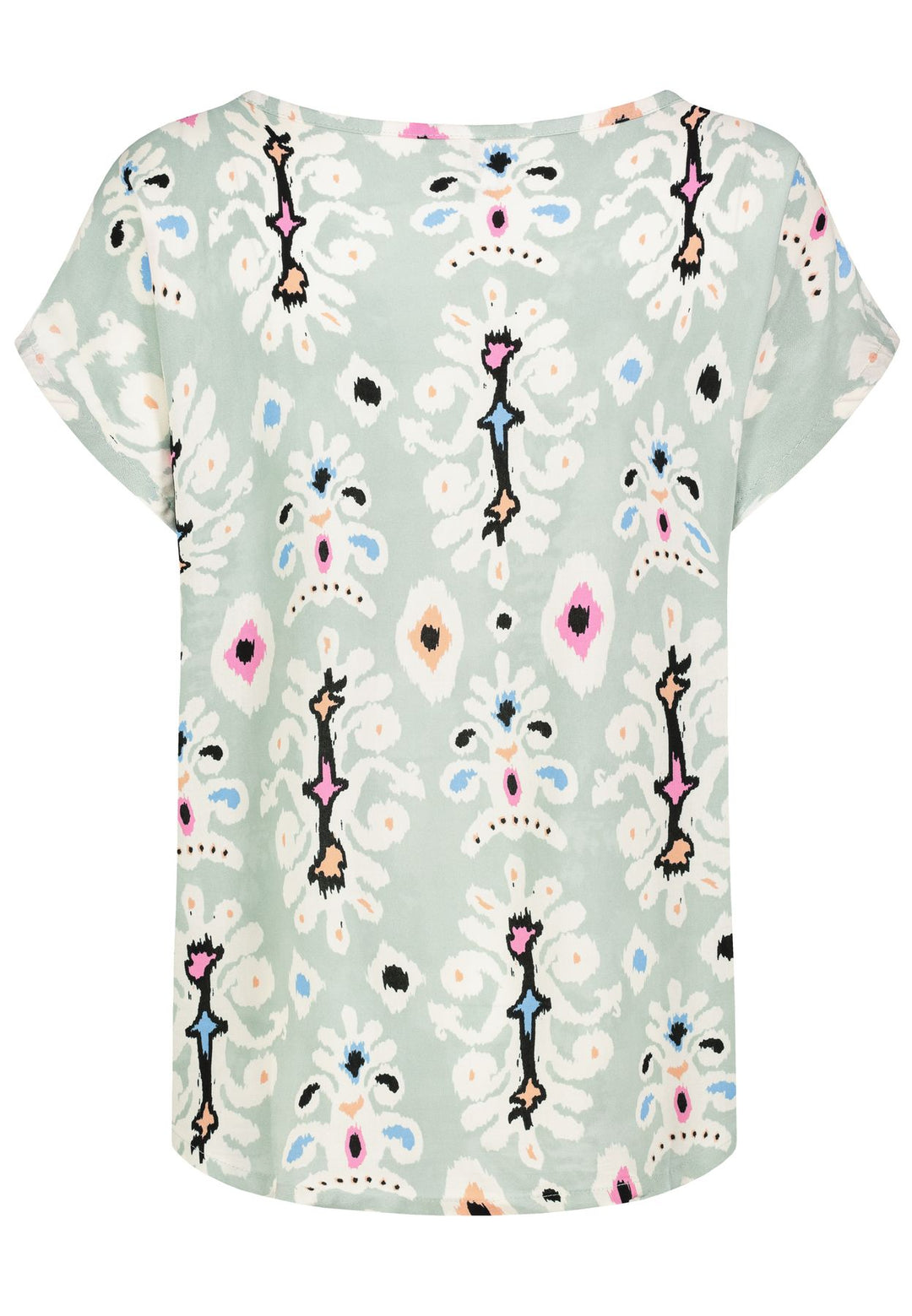 DOB Bluse Rundhals Viskose