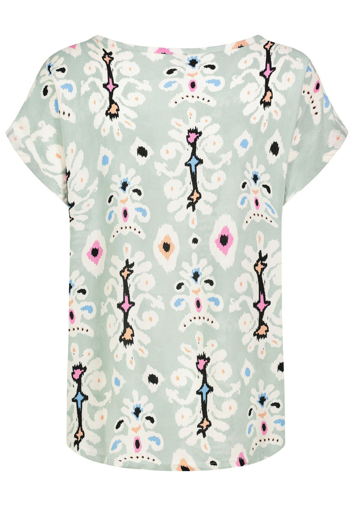 DOB Bluse Rundhals Viskose