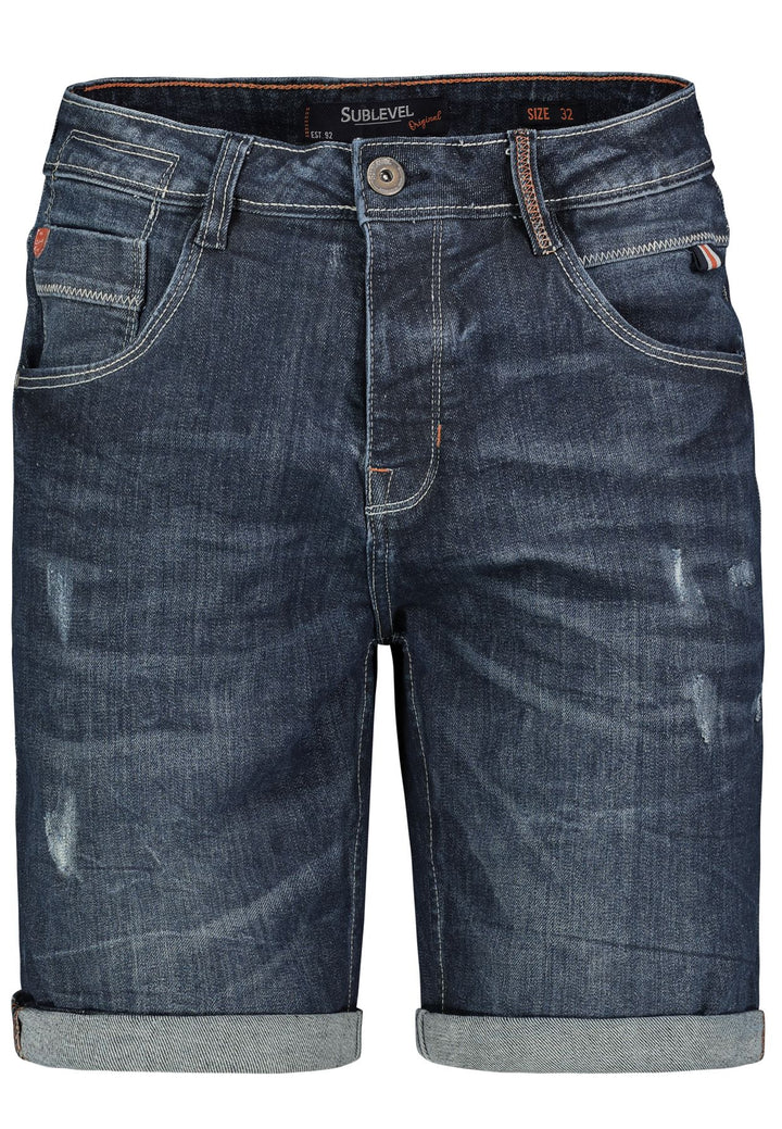Herren HAKA Jeans,Bermuda, 5-pocket, vord.