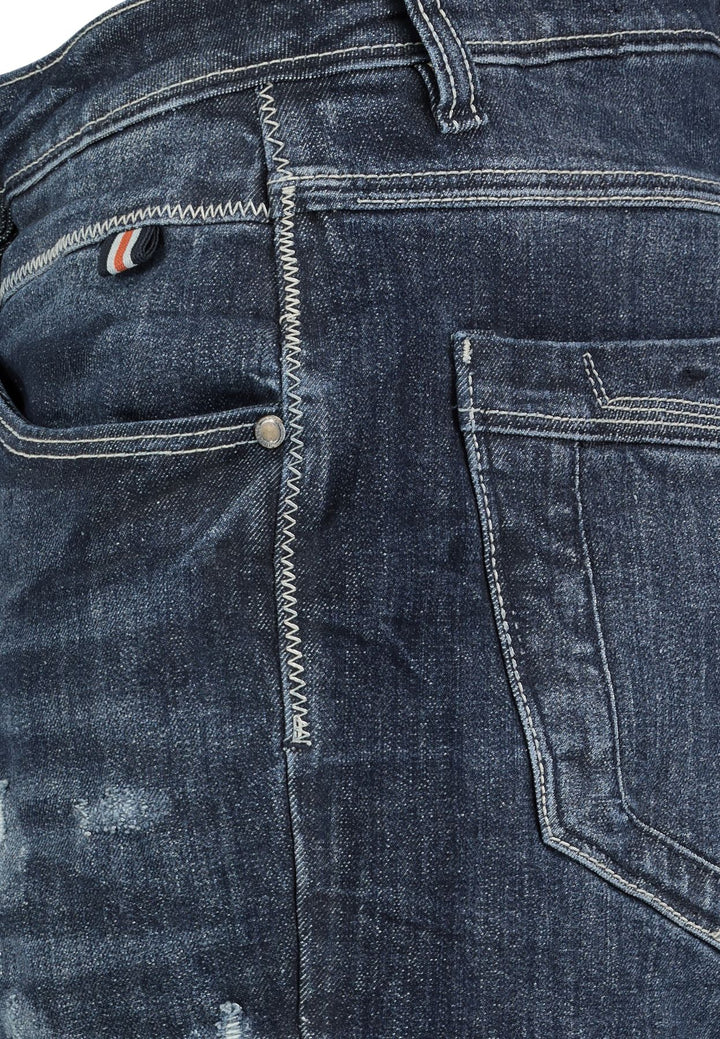 Herren HAKA Jeans,Bermuda, 5-pocket, vord.