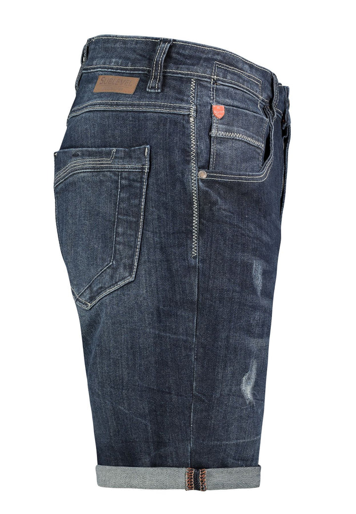 Herren HAKA Jeans,Bermuda, 5-pocket, vord.