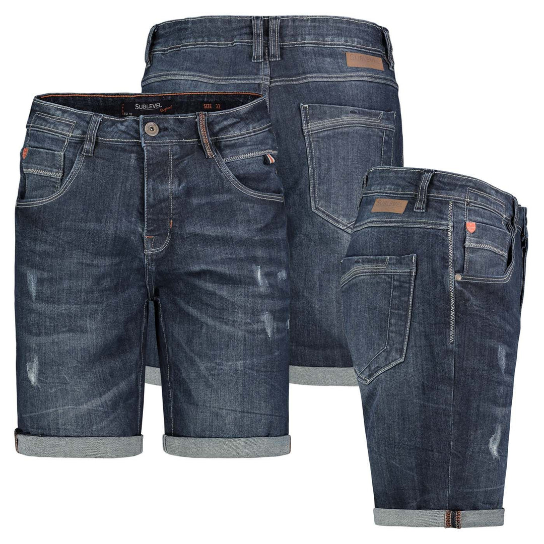 Herren HAKA Jeans,Bermuda, 5-pocket, vord.