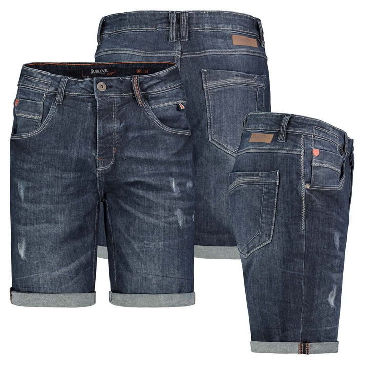 Herren HAKA Jeans,Bermuda, 5-pocket, vord.