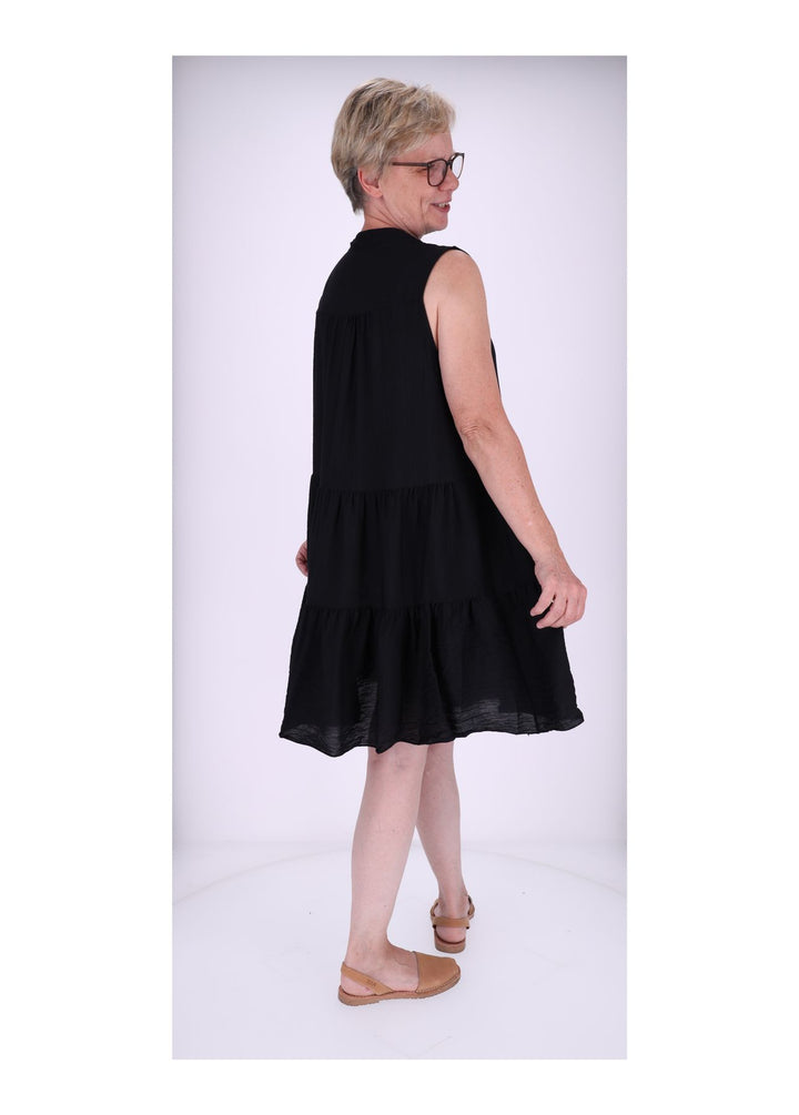 Stufenkleid V-Ausschnitt