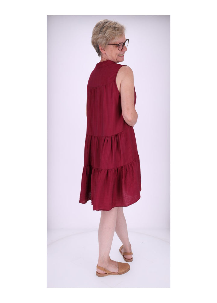 Stufenkleid V-Ausschnitt